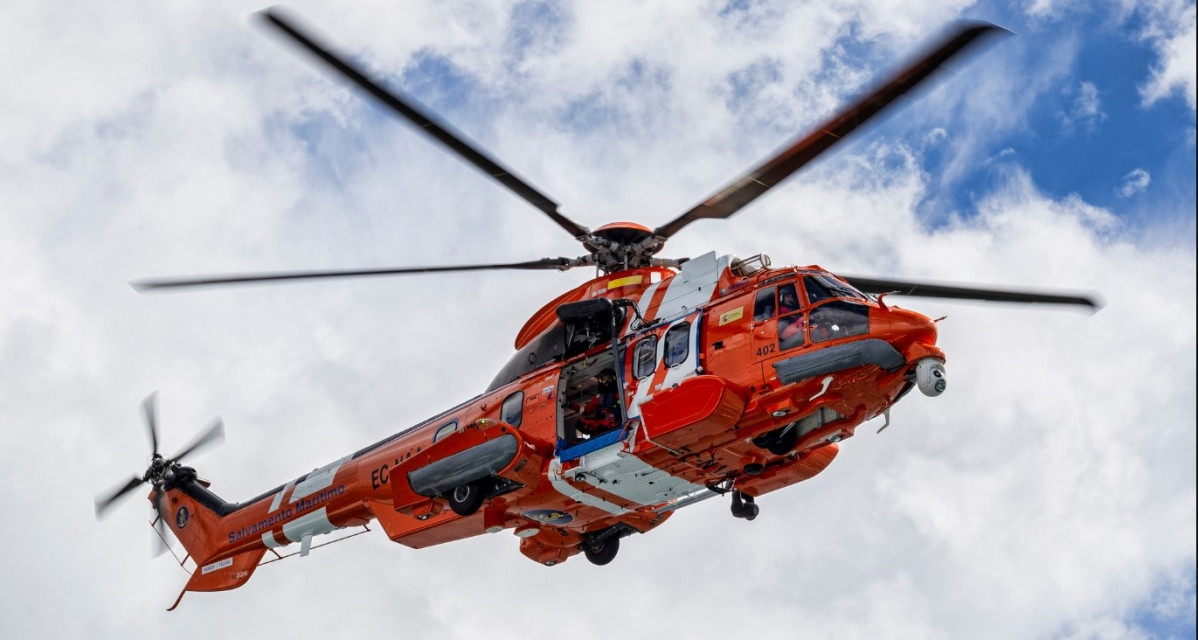 Archivo - Helicoptero de Salvamento Marítimo en Galicia.