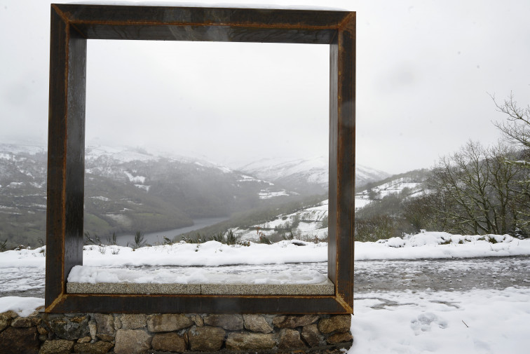 Alerta amarilla en Galicia por temporal costero y nieve en la montaña de Lugo y Ourense