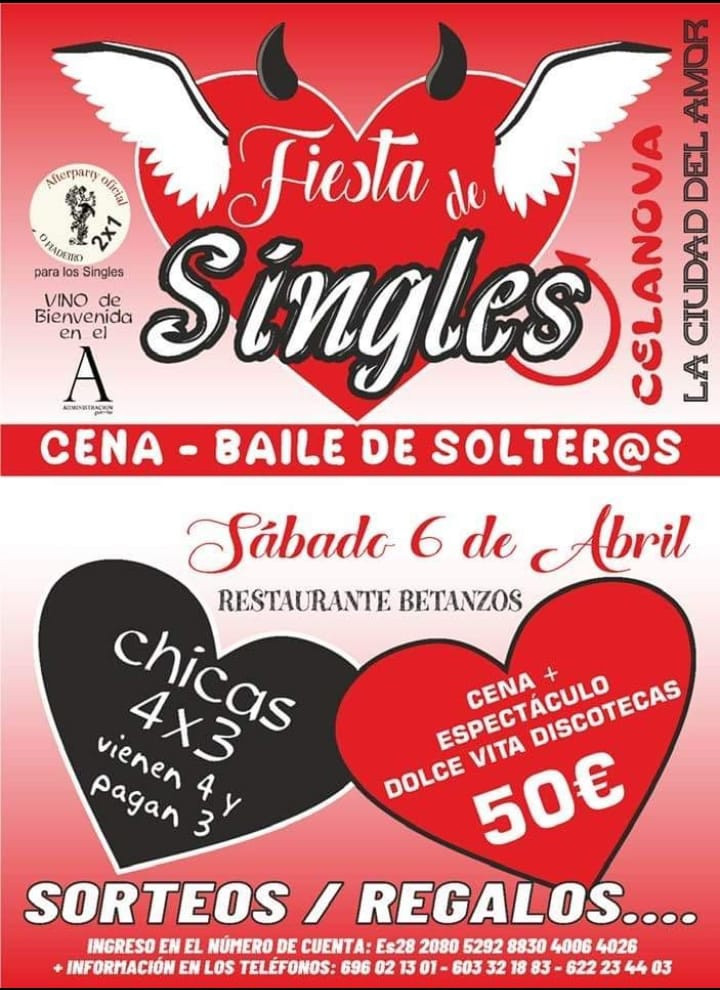 Polémica en Celanova por una 'Fiesta de Singles' donde 