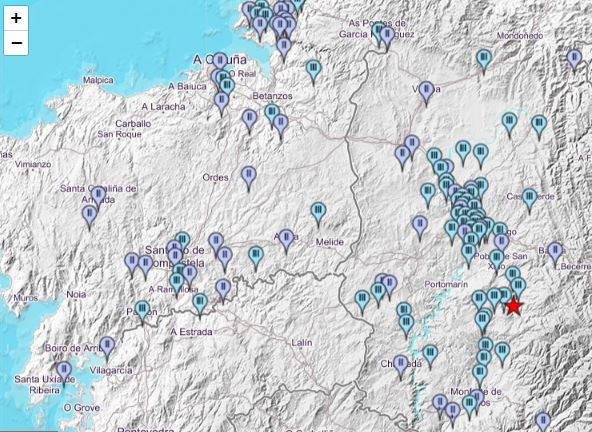 Terremoto se deja sentir dentro de casas de Sarria y estas otras 50 localidades de Lugo y A Coruña