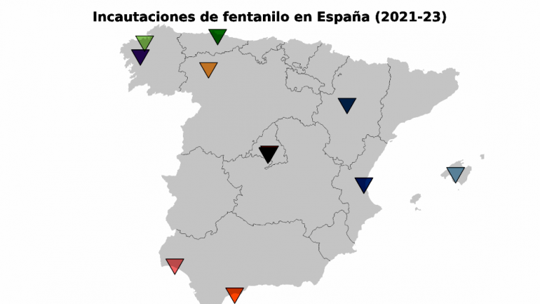 La Policía critica el alarmismo sobre el fentanilo, con incautaciones ínfimas, aunque cada vez en más lugares, dos en Galicia