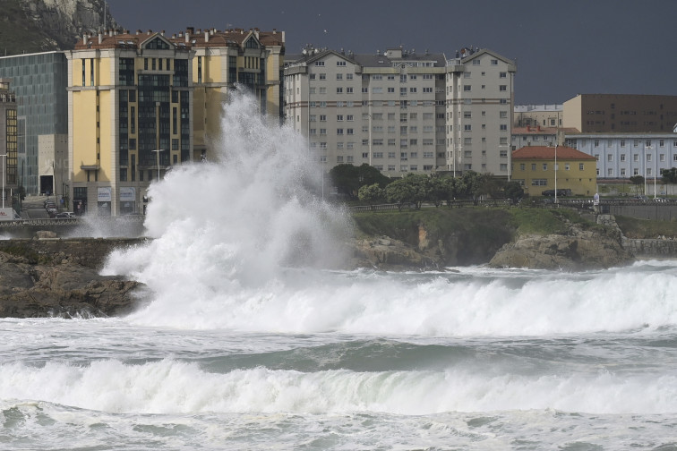 Activada para este domingo la alerta amarilla por temporal costero en A Coruña y Costa da Morte