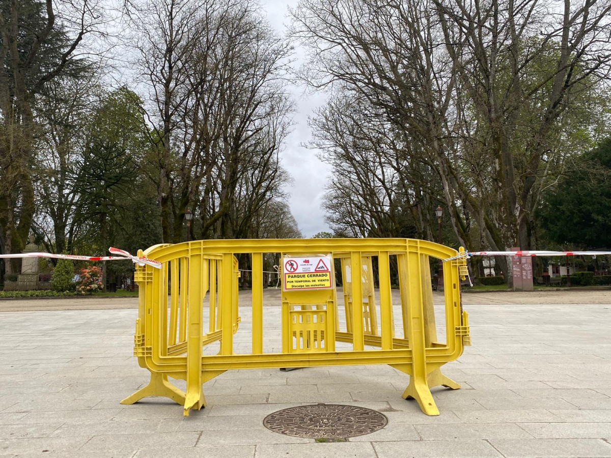 Parque cerrado en una imagen del Ayuntamiento de Lugo