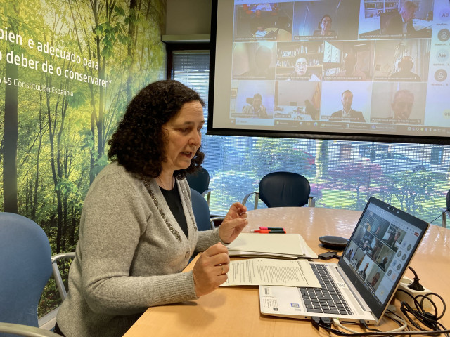 La directora xeral de Patrimonio Natural, Belén do Campo, ha participado por videoconferencia en la reunión de la Comisión Estatal para el Patrimonio Natural y de la Biodiversidad