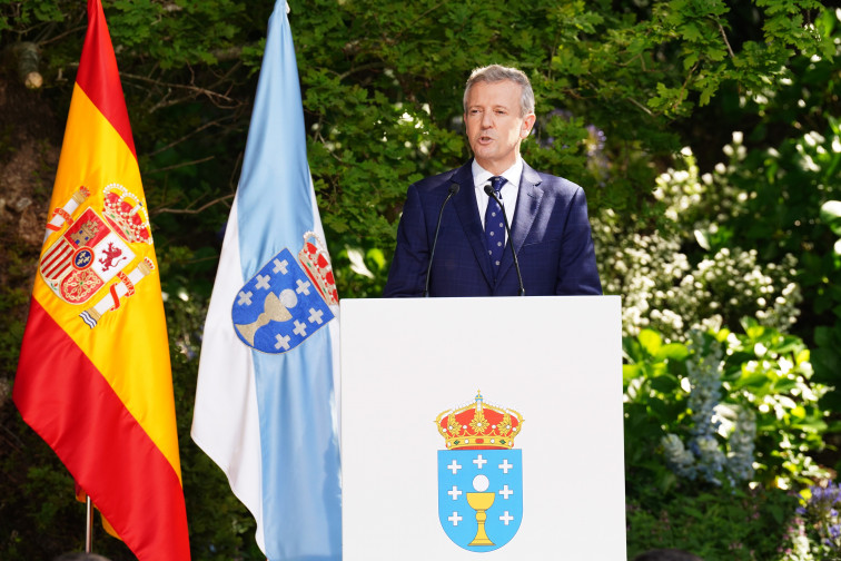 Rueda en su jura como presidente de la Xunta: 