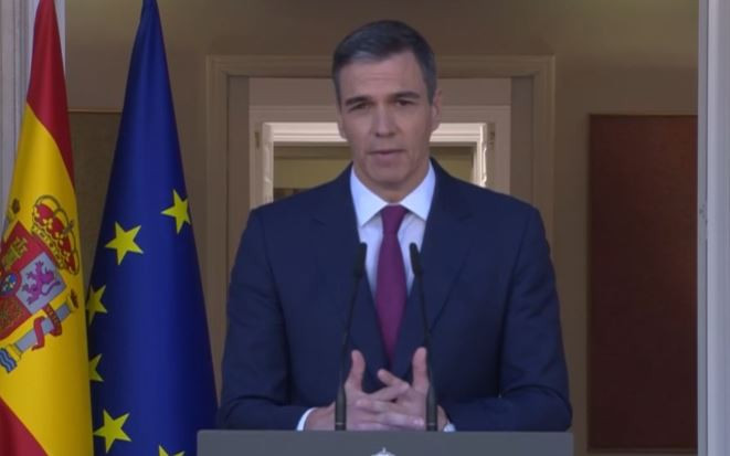 Pedro Sánchez hará una declaración institucional este lunes a las 09:00 horas desde La Moncloa