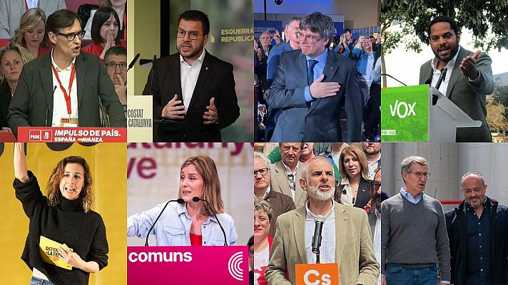 Un final de campaña en Cataluña de vértigo para conseguir los votos de los indecisos