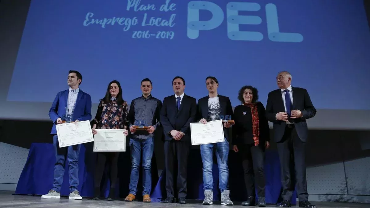 Entrega de los cuartos Premios PEL en una imagen de Paidea