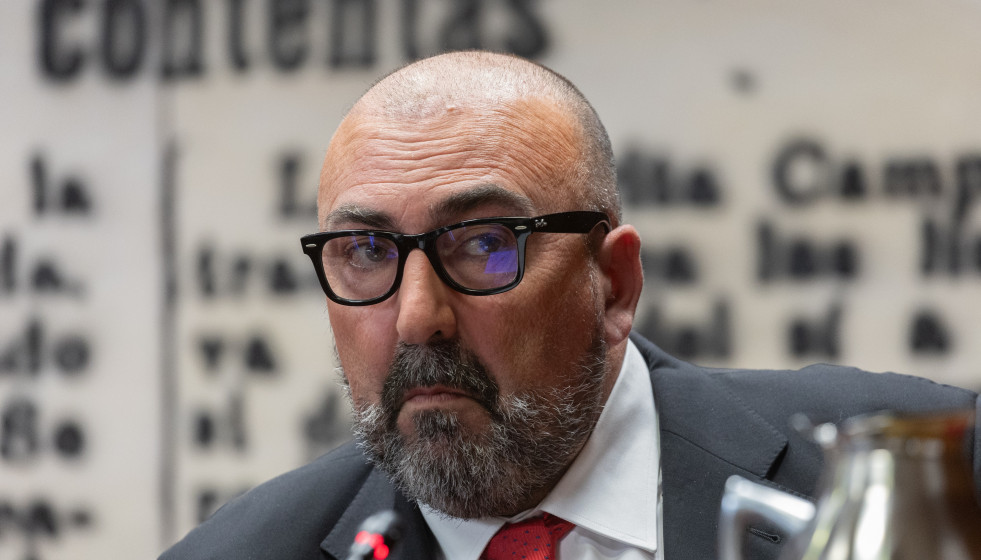 El exasesor del exministro José Luis Ábalos, Koldo García, comparece en la Comisión del Senado sobre la investigación de las mascarillas durante el COVID-19, a 22 de abril de 2024, en Madrid (Esp