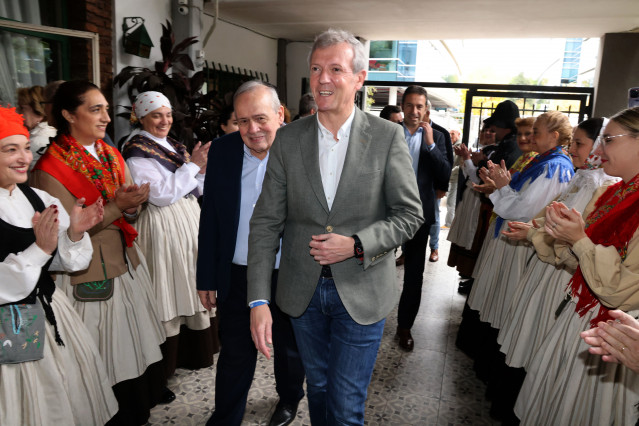 Archivo - El presidente de la Xunta, Alfonso Rueda, durante su visita a Argentina
