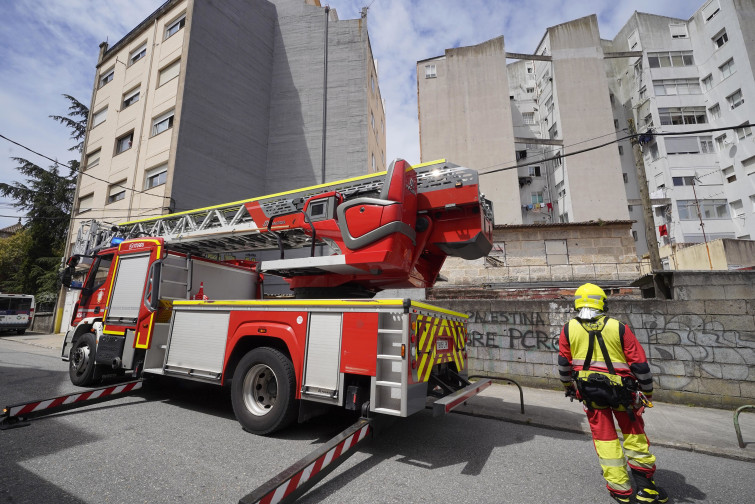 El incendio en una panadería obliga a evacuar un edificio en Vigo