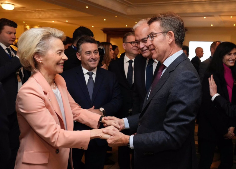 Von der Leyen estará en Santiago el sábado para reunirse con Feijóo y hablar de la amnistía