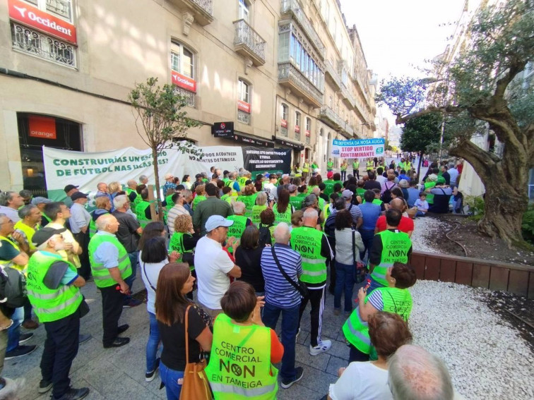 Protesta en Mos contra el 