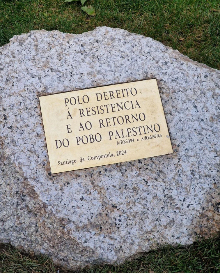 Asociación gallega pro Israel carga contra Santiago por una placa que pide el 