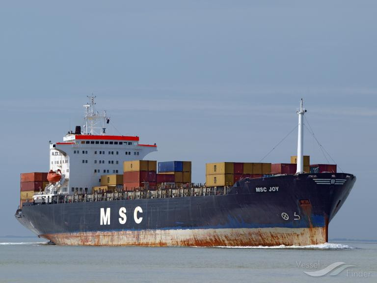 MSC Hoy en una imagen de la Autoridad Portuaria