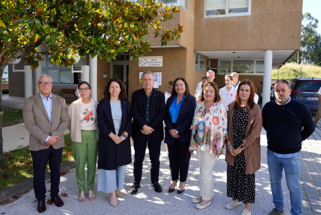 Visita del conselleiro de Sanidade, Antonio Gómez Caamaño, al centro de salud de Salvaterra (Pontevedra), a 11 de junio de 2024.