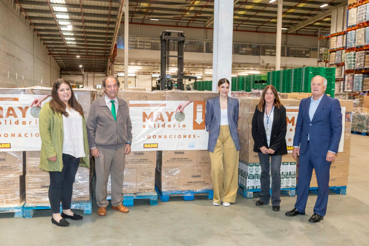 La campaña 'Mayo Solidario' de Gadis logra reunir más de 150 toneladas de comida