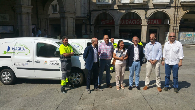 ​Viaqua incorpora tres furgonetas eléctricas a su flota en Ourense