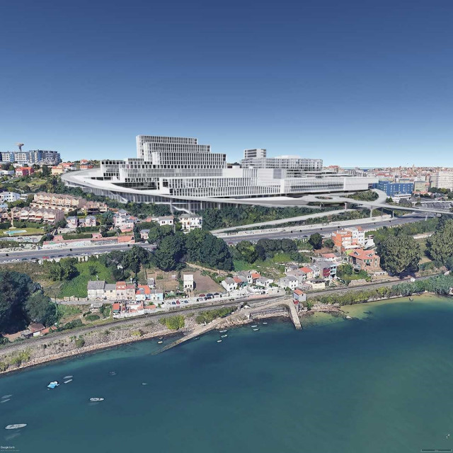 Archivo - Proyecto del nuevo Complexo Hospitalario Universitario da Coruña (Chuac).