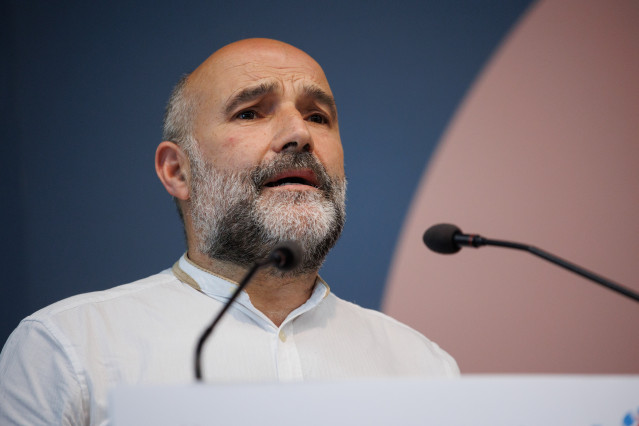 Archivo - El diputado del BNG en el Congreso, Néstor Rego, interviene durante el acto de ‘Ahora Repúblicas’, en el Círculo de Bellas Artes, a 29 de mayo de 2024, en Madrid (España). Este acto está organizado por la coalición 'Ahora Repúblicas', formada po