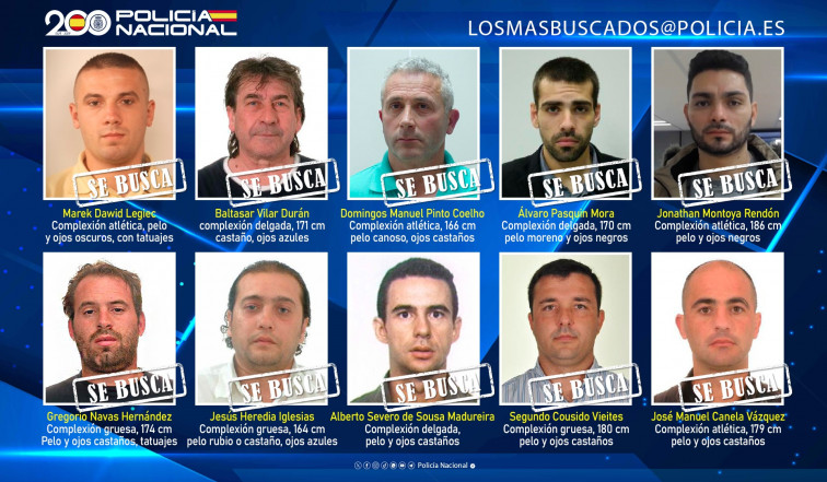 El narcotraficante gallego 'Saro' y el salesiano condenado por pederastia, entre los 10 fugitivos más buscados