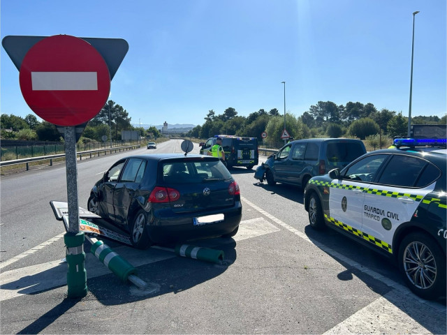 Accidente en San Cibrao das Viñas (Ourense).