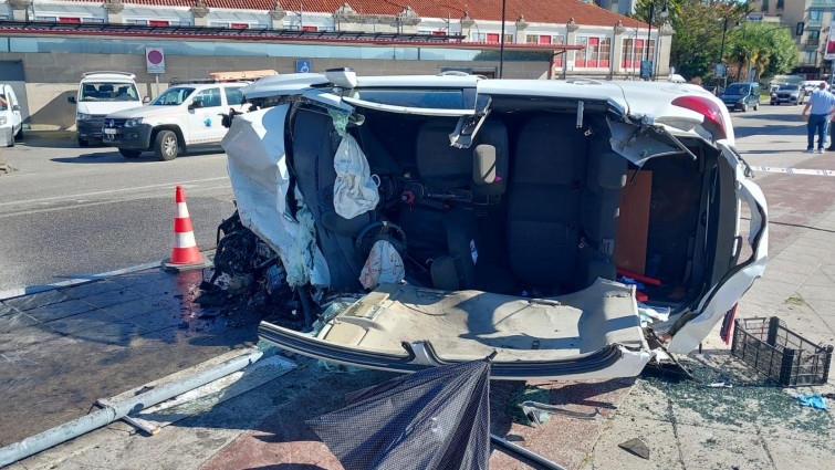 El conductor del Porsche que mató a un trabajador en una persecución en Cangas da positivo