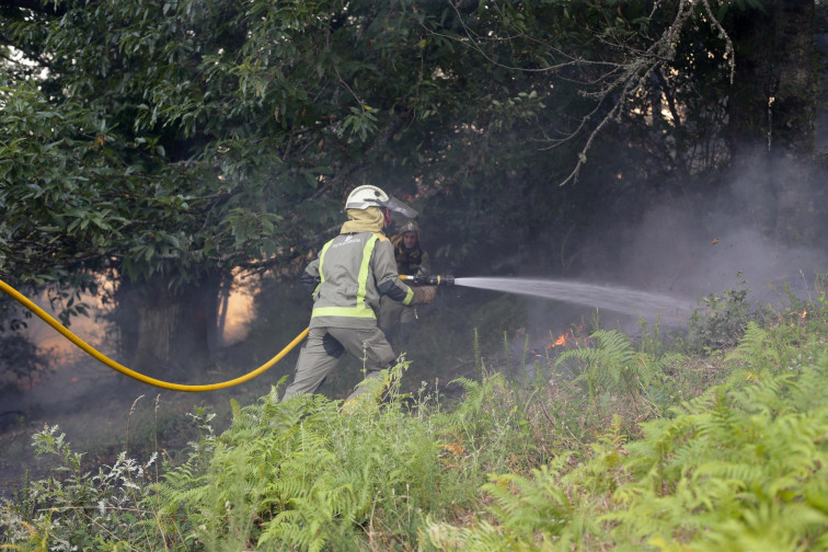 Controlado el incendio de Allariz declarado este sábado