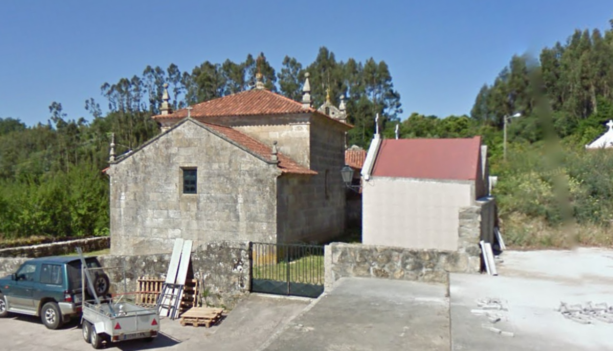 Iglesia de Bordons en Sanxenxo en una image de Google Street View