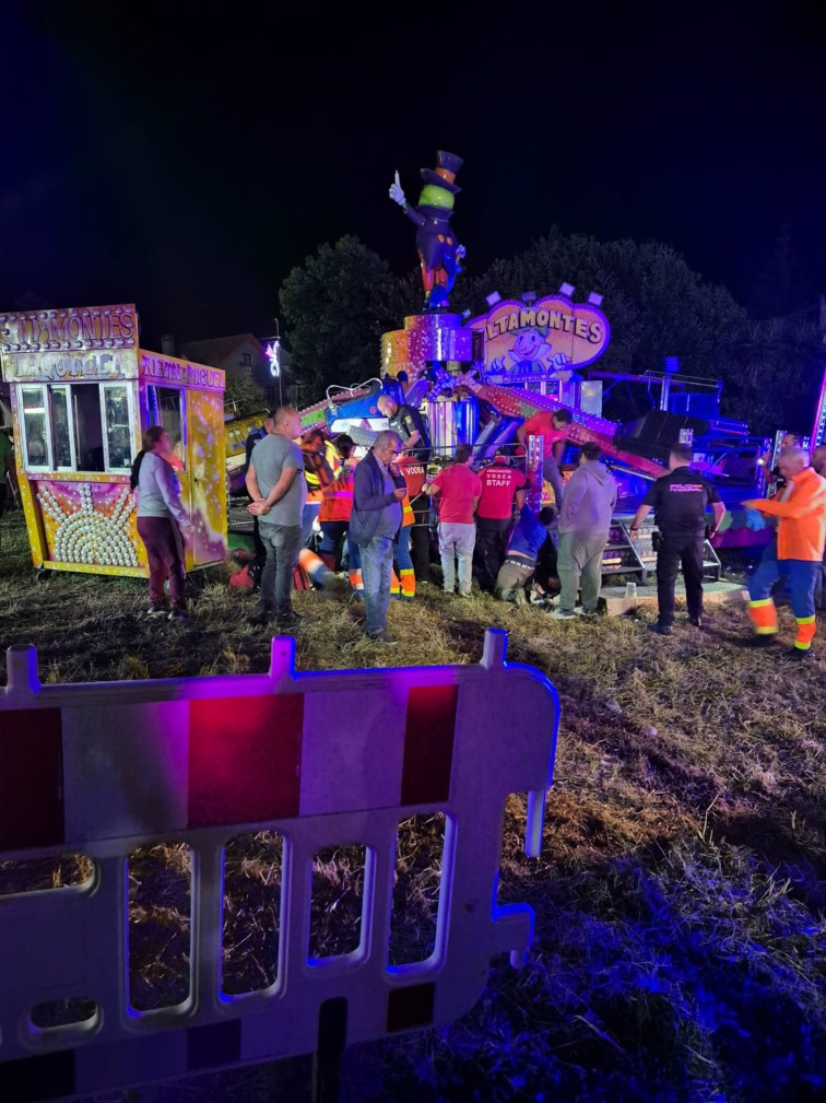 Fallece un hombre tras desprenderse el brazo de una atracción en las fiestas de Matamá