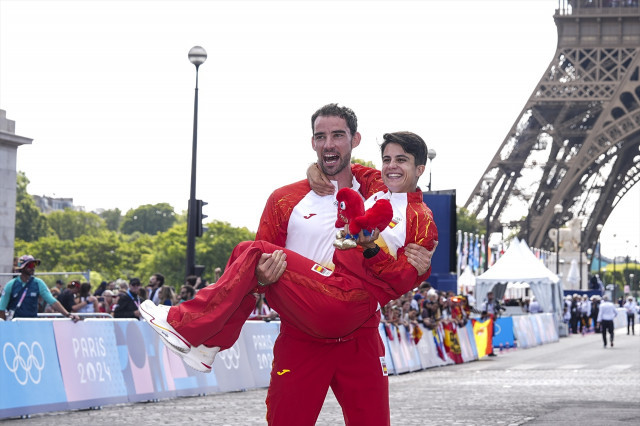 Álvaro Martín y Maria Pérez, oro español en París