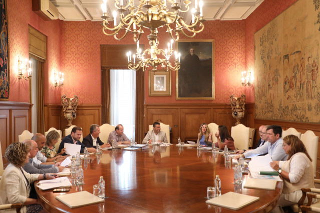 Reunión de la Junta de Gobierno de la Diputación de Pontevedra, a 20 de agosto de 2024.