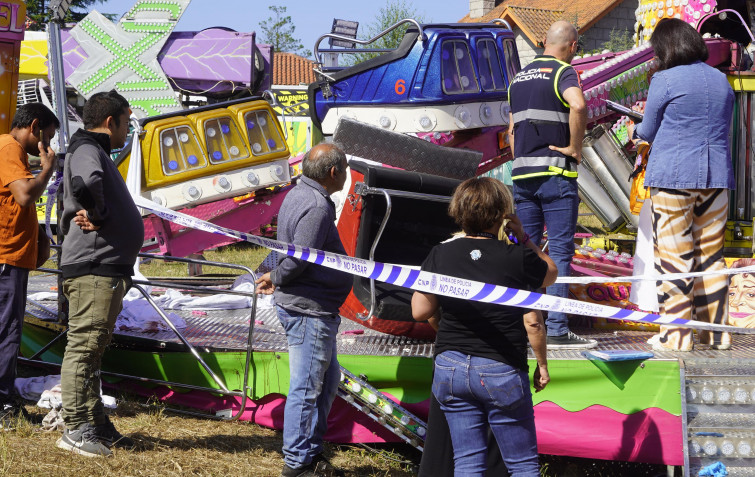 El saltamontes en el que murió un vigués funcionó sin permiso cuatro días en otras fiestas de Vigo