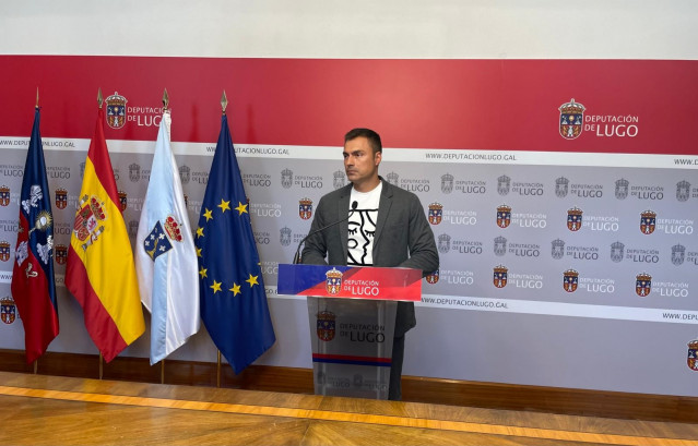 El diputado de Promoción Económica e Social de la Diputación Provincial de Lugo, Pablo Rivera, este viernes, en la sede de la institución provincial. En Lugo, a 23 de agosto de 2024.