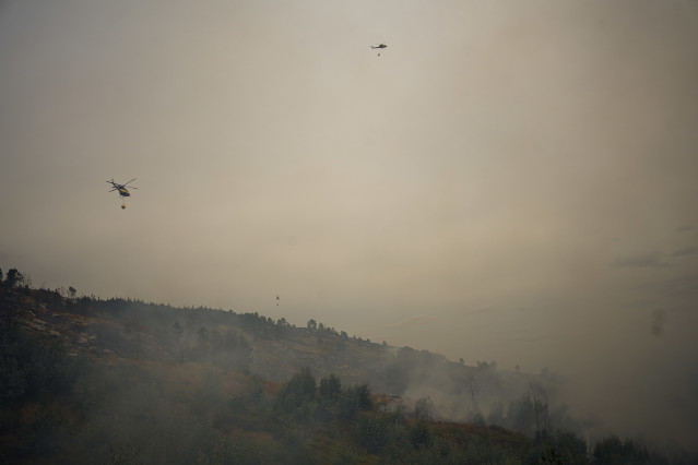 Incendio de Crecente (Pontevedra)