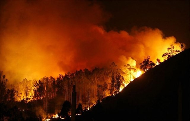 ​Dous incendios no Barbanza suman 50 hectáreas arrasadas