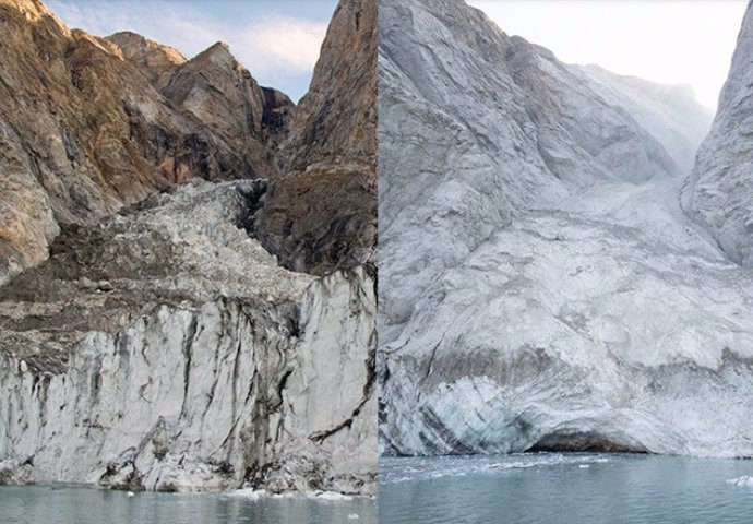 El cambio climático provoca un megatsunami de 200 metros de altura en Groenlandia