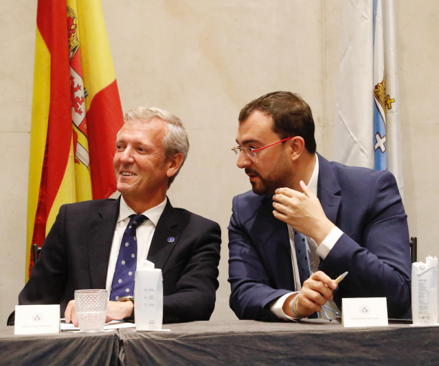 El presidente de la Xunta, Alfonso Rueda, en la celebración del Día de Galicia en Asturias.