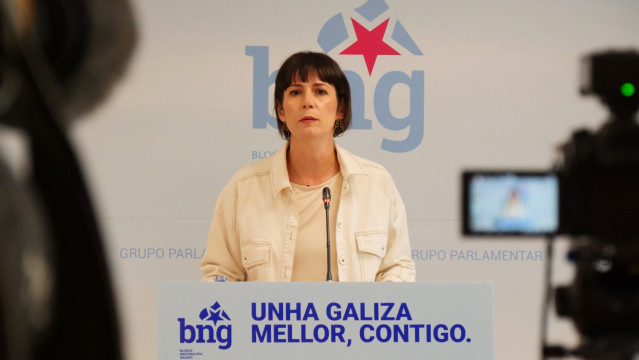 La portavoz nacional del BNG, Ana Pontón