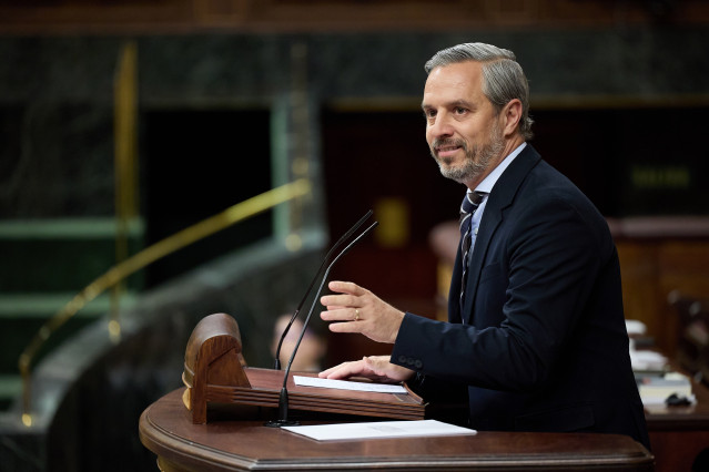 Archivo - El diputado del PP Juan Bravo Baena en el Congreso de los Diputados, a 9 de abril de 2024, en Madrid (España).