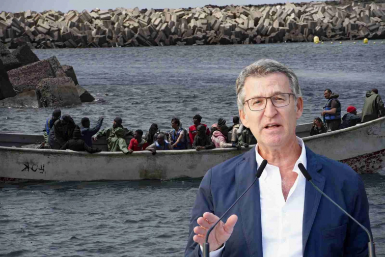 El PP se radicaliza: Feijóo alaba la dura política migratoria de la ultraderecha