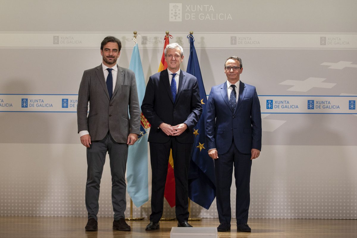 Diego Calvo, Alfonso Rueda y Jose Tronchoni