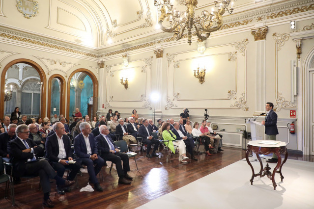 El Presidente De La Diputación De Pontevedra, Luis López, Ha Reafirmado Este Martes El Compromiso Del Organismo Provincial Con La 