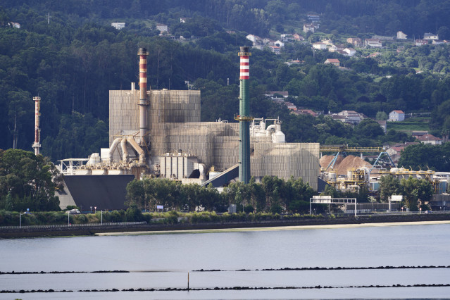 Archivo - Ence inicia la parada técnica anual de su biofábrica de Pontevedra.