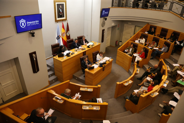 Pleno de la Diputación de A Coruña