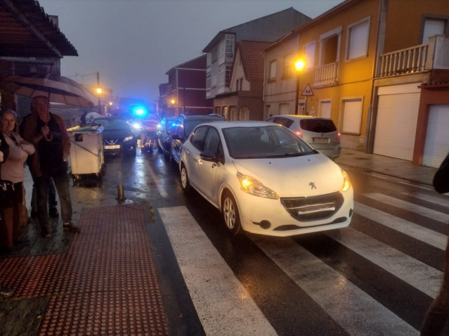 Accidente en Rianxo (A Coruña).