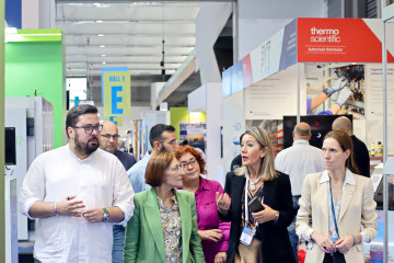 Visita de una delegación del BNG a la XXV Feria Conxemar, a 3 de octubre de 2024.