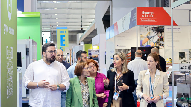 Visita de una delegación del BNG a la XXV Feria Conxemar, a 3 de octubre de 2024.