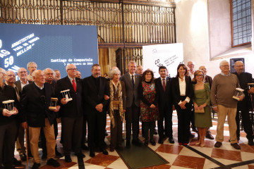 Acto del 50 aniversario del Colexio Oficial de Arquitectos de Galicia, celebrado en Santiago a 5 de octubre de 2024.