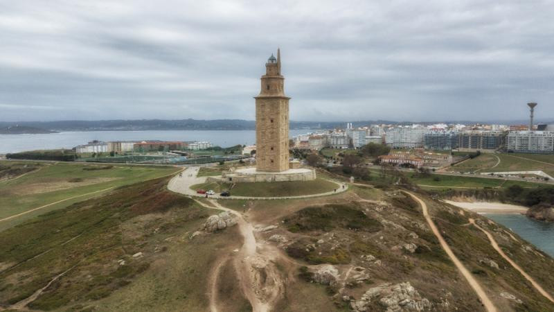 Torre de Hu00e9rcules en A Coruu00f1a